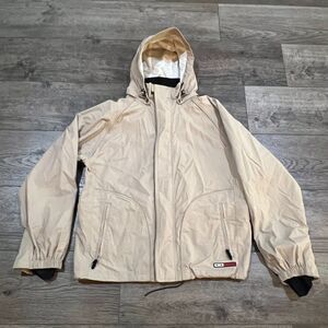 Vintage Oakley Software Waterproof Technical Jacket Beige - Men's Medium